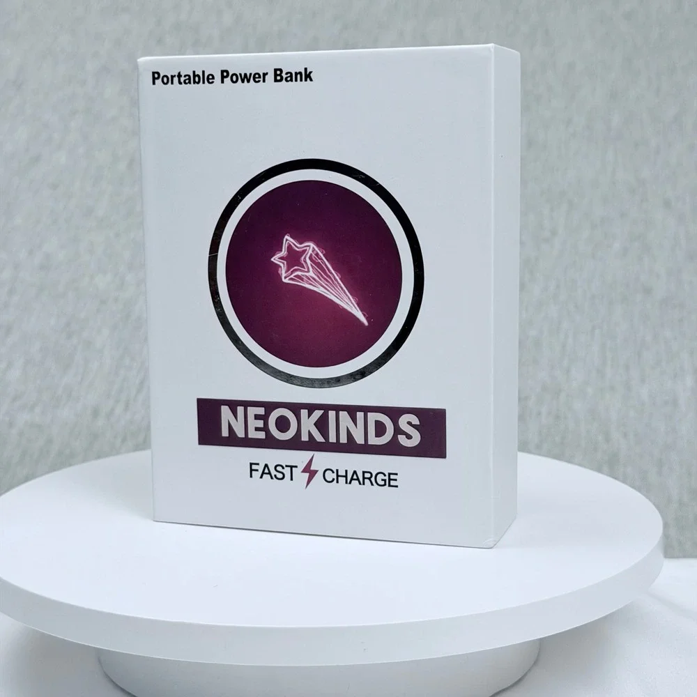 Neokinds Halostar Portable Power Bank 4800mAh Fast Charge Pink 2-Pack HSYUS001